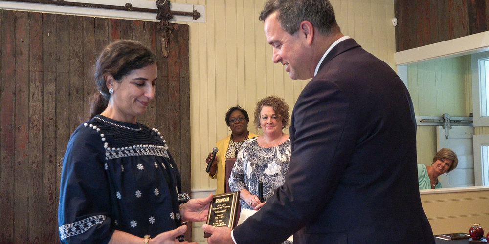 Kbira Filali receives 2022-23 Teacher of Promise award