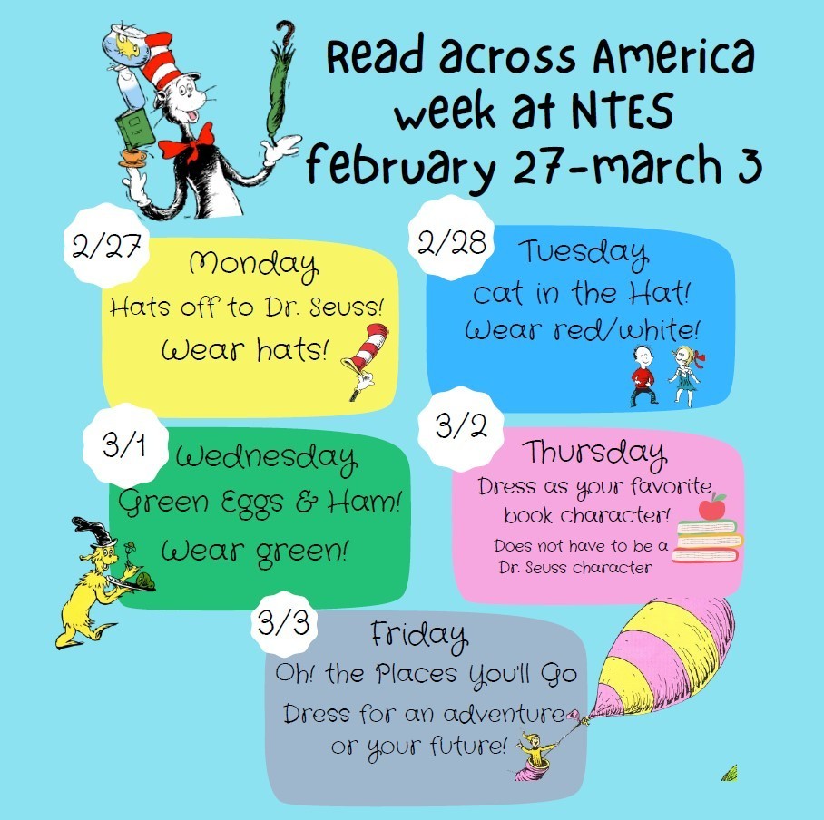 Read Across America Week | North Topsail Elementary School