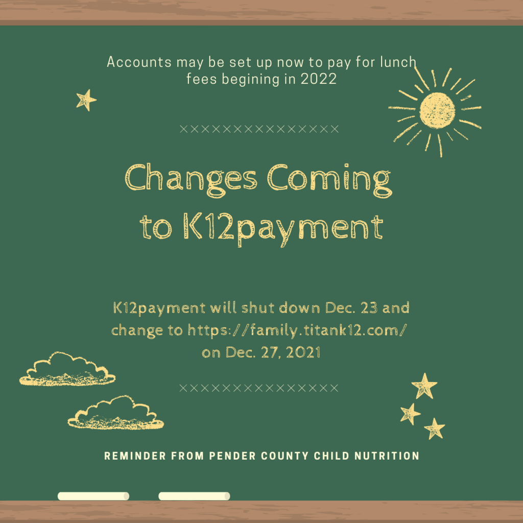 k12payment changes